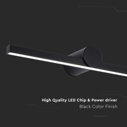 corp iluminat led montaj deasupra oglinzii 10w 4000k - negru