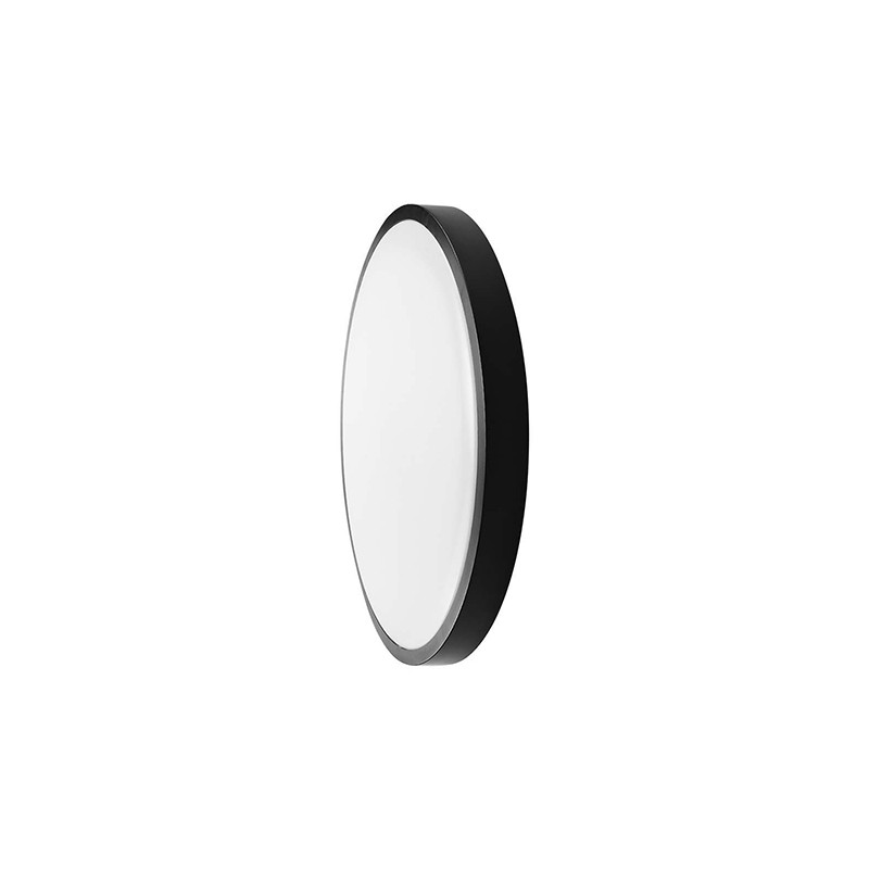 plafoniera led 24w ip44 6500k alb rece - negru plafoniera led 24w ip44 6500k alb rece - negru