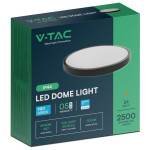 plafoniera led 24w ip44 6500k alb rece - negru plafoniera led 24w ip44 6500k alb rece - negru