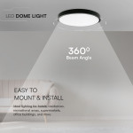 plafoniera led 24w ip44 6500k alb rece - negru plafoniera led 24w ip44 6500k alb rece - negru
