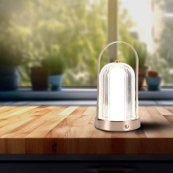 lampa birou 3in1 cu acumulator 1800mah - antique bronze