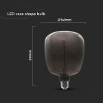 bec filament led 4w e27 sticla neagra bec filament led 4w e27 sticla neagra