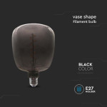 bec filament led 4w e27 sticla neagra bec filament led 4w e27 sticla neagra