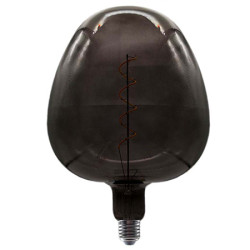 bec filament led 4w e27 sticla neagra