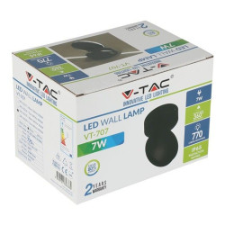 corp iluminat led 7w ip65 3000k - negru