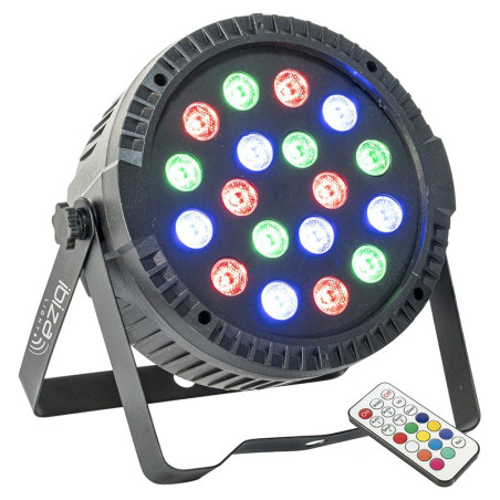 par led rgb 18x1w led-uri