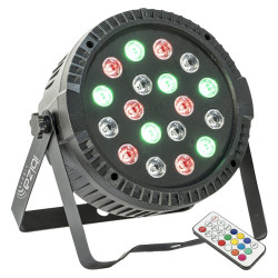par led rgb 18x1w led-uri