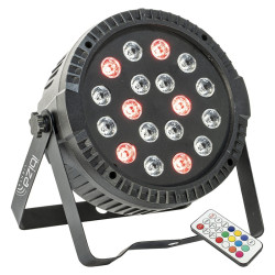 par led rgb 18x1w led-uri