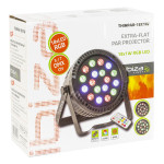 par led rgb 18x1w led-uri
