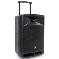 boxa portabila 12''/30cm + tweeter 250w bt/usb/fm/sd + 2mic vhf