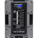 boxa portabila 12''/30cm + tweeter 250w bt/usb/fm/sd + 2mic vhf