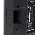 boxa portabila 12''/30cm + tweeter 250w bt/usb/fm/sd + 2mic vhf