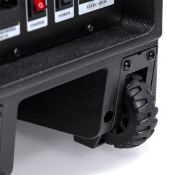 boxa portabila 12''/30cm + tweeter 250w bt/usb/fm/sd + 2mic vhf