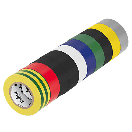 set 10 benzi izolatoare diverse culori 19mm 10yd