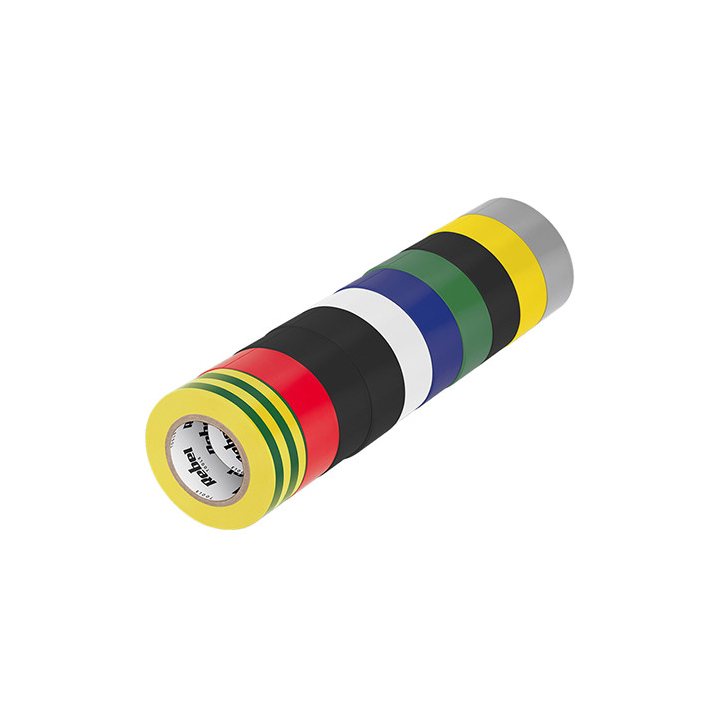 set 10 benzi izolatoare diverse culori 19mm 10yd
