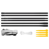 set badminton cu fileu rebel active