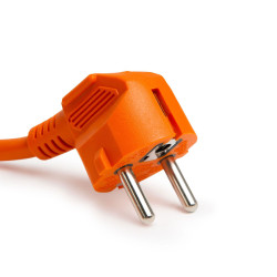 cablu prelungitor de retea tip oscilant - 20 m, 3 x 1,5 mm², portocaliu