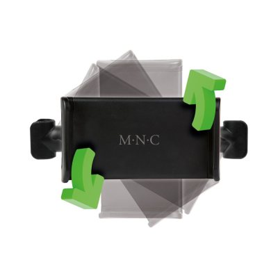 suport universal tableta pentru tetiera - 18 x 7 x 12 cm - negru