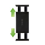 suport universal tableta pentru tetiera - 18 x 7 x 12 cm - negru