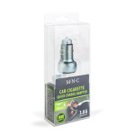 adaptor bricheta auto cu tip c pd si priza usb, incarcare rapida - afisaj de tensiune - 48w