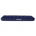 saltea gonflabila - single, velour - albastru - 188 x 99 x 22 cm