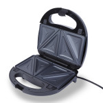 sandwich maker- 3 in 1 - 220-240v - 800w - argintiu/negru