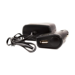 priza dubla pentru incarcator auto, cu cablu + usb 1a - carguard