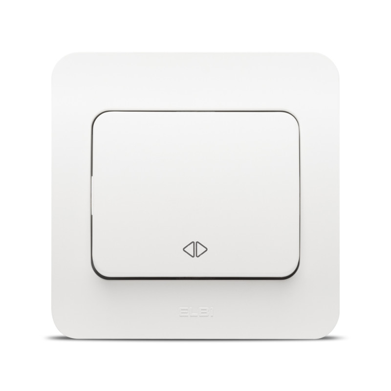 jazz intrerupator cruce, alb mat, elbi