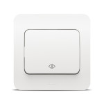 jazz intrerupator cruce, alb mat, elbi