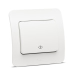 jazz intrerupator cruce, alb mat, elbi