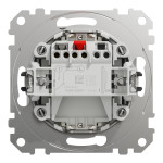 noua sedna intrerupator led, alb, schneider