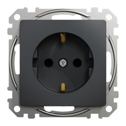 noua sedna priza, antracit, schneider