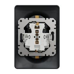 noua sedna priza dubla, antracit, schneider