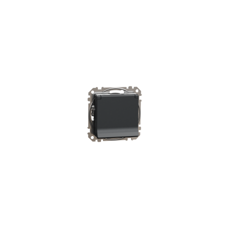 noua sedna priza capac, antracit, schneider