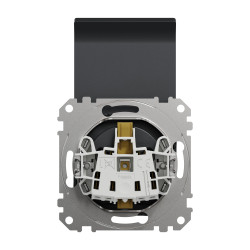 noua sedna priza capac, antracit, schneider