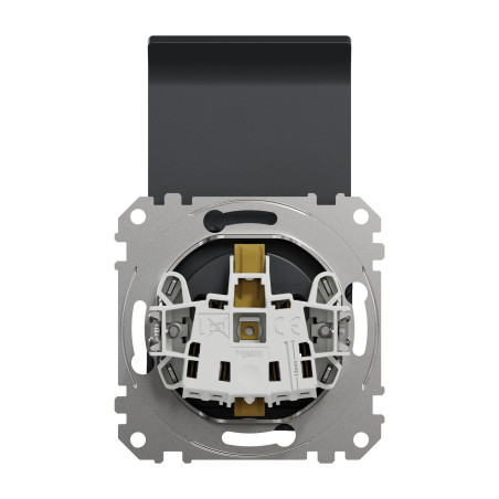 noua sedna priza capac, antracit, schneider