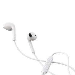 casca stereo 1.2m cu mufa tip c - alb