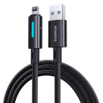 cablu usb - lightning 2.4a 1m baseus - negru