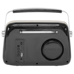 radio fm/dab portabil vintage 40w cu functie bluetooth/aux