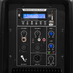 boxa activa 12''/30cm 140w rms cu bt/fm/tws/usb/sd