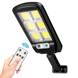 lampa led solar 10w 6000k + telecomanda