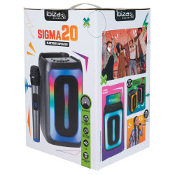 boxa portabila 4"/10cm 25w tws bt/fm/usb/msd