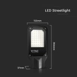 corp iluminat stradal led 50w 4000k - negru