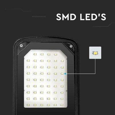 corp iluminat stradal led 50w 4000k - negru