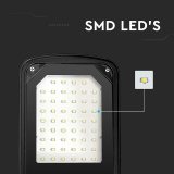 corp iluminat stradal led 50w 4000k - negru