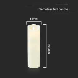 lumanare led 53x200 2700k