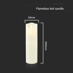 lumanare led 53x200 2700k