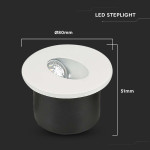 spot led steplight 3w 4000k alb neutru spot led steplight 3w 4000k alb neutru