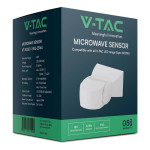 senzor de miscare 300w 180gr ip65 - alb senzor de miscare 300w 180gr ip65 - alb