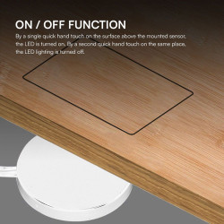 senzor smart touch dimabil pentru banda led - alb